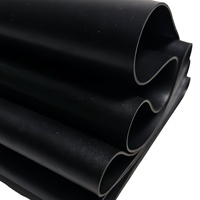 Feuilles de caoutchouc industriel en néoprène SBR FKM NBR EPDM silicone noir, résistantes à l'huile, absorbant les chocs, pour tapis de sol de salle de sport, découpe sur mesure, vente en gros