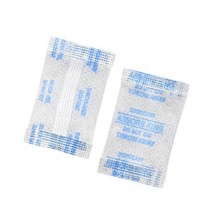 Bolsa desecante de cristal de Gel de sílice puro de 100 gramos al por mayor, telas no tejidas, agente auxiliar para uso alimentario, paquete Absorb King - Product Image 4
