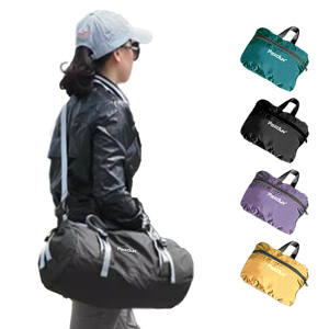 Sac de voyage léger et durable à bandoulière, sac de sport pliable avec logo personnalisé - Product Image 1
