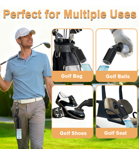 Nouvelle brosse électrique améliorée pour clubs de golf, brosse nettoyante à eau pour golf, en nylon rigide rétractable, pour le nettoyage des clubs, des balles et des chaussures - Product Image 5