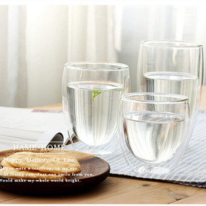 ถ้วยกาแฟแบบใช้ซ้ำได้สองชั้นแก้วน้ำชาน้ำผลไม้แบบแฮนด์เมด - Product Image 4