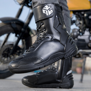 Bottes de motocross imperméables, chaussures de protection tout-terrain pour l'aventure, équipement de <span class=keywords><strong>moto</strong></span> <span class=keywords><strong>cross</strong></span>-country, bottes de course <span class=keywords><strong>moto</strong></span> - Product Image 6