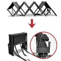 Escaliers de chien de voiture de haute qualité 4 étapes pliable Portable Tube en acier rampe de chien de voiture Durable