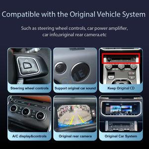 Radio con Sistema Dual Android de 13 Pulgadas, Reproductor Multimedia con GPS, <span class=keywords><strong>CarPlay</strong></span>, para Land Rover, Range Rover, Vogue, L405, Sport, L494, <span class=keywords><strong>Evoque</strong></span>, L538 - Product Image 5