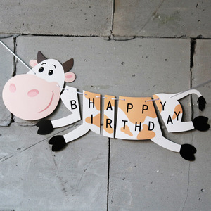 Dinosaur <strong>Happy</strong> Birthday Banner Garland Cartoon Dino Paper Bunting Flag Kids Boys Dinosaur Theme Birthday Party Decor Supplies - Product Image 3