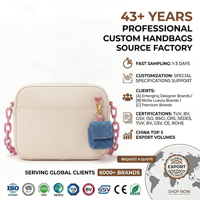 Tas Selempang Kulit PU Halus Berdetail Rantai, Mewah, Trendi, Fashionable, Elegan, Stylish, Chic untuk Sehari-hari, Tas Selempang Wanita, OEM Custom