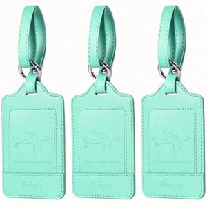 Étiquette de bagage de luxe de haute qualité, personnalisable, pour voyage en avion, porte-adresse et identification de bagage - Product Image 4