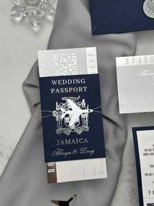 Passeport en feuille d'argent Invitation <span class=keywords><strong>de</strong></span> mariage <span class=keywords><strong>de</strong></span> voyage Cartes d'embarquement Cartes <span class=keywords><strong>de</strong></span> mariage à <span class=keywords><strong>l</strong></span>'<span class=keywords><strong>étranger</strong></span> Invitations d'étiquette <span class=keywords><strong>de</strong></span> billet d'avion Cartes <span class=keywords><strong>de</strong></span> mariage - Product Image 6
