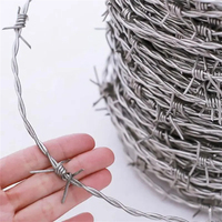 Alambre de púas antiescalada galvanizado eléctrico de 1.55mm y 200m para el mercado de Zimbabue - ¡Gran oferta!
