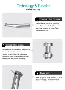 CP-X25 <span class=keywords><strong>1</strong></span>:<span class=keywords><strong>1</strong></span> Laagtoerige Elektrische Contra-hoek Tandheelkundige Handstukset voor Tandartsen, Studenten, CE-gecertificeerd Metaal - Product Image 5