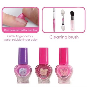 Set <span class=keywords><strong>di</strong></span> cosmetici sicuri Non tossici lavabili per bambini Set <span class=keywords><strong>di</strong></span> ombretti per bambini Set <span class=keywords><strong>di</strong></span> ombretti Set <span class=keywords><strong>di</strong></span> cosmetici per il trucco per ragazze che giocano Box Kit - Product Image 5