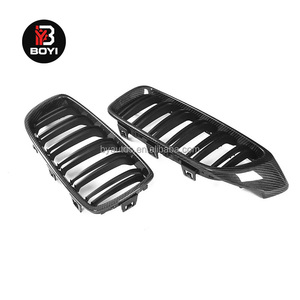 Parrilla de fibra de carbono F32 F33 F36 para <span class=keywords><strong>BMW</strong></span> Serie 4 F32 F33 F36 420i 428i 435i <span class=keywords><strong>420d</strong></span> 428d 435d, parrilla delantera de doble línea de fibra de carbono - Product Image 6