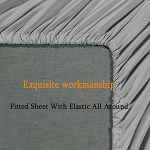 ชุดผ้าปูที่นอน4ชิ้นคุณภาพสูงระบายอากาศได้ดีผลิตตามสั่งนุ่มพิเศษพร้อมผ้าที่สามารถซักได้ใช้ในห้องนอน - Product Image 6