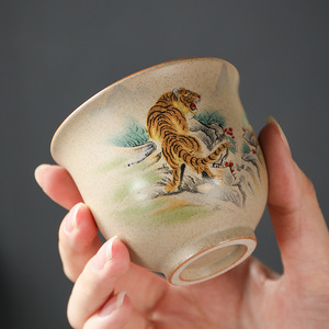 Hand-painted Exquisite Zodiac Ceramic Retro Chinese Handmade Tea <strong>Cup</strong> <strong>Set</strong> - Product Image 4