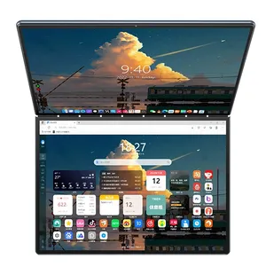 13.5 "듀얼 스크린 노트북 CPU 3.4GHZ DDR5 16GB ROM 256GB 창 11 컴퓨터 2 in 1 노트북 터치 스크린 게임 연구 비즈니스