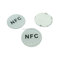 Cartes de contrôle d'accès anti-effraction de haute qualité 424 Dna Iso14443A 215, étiquettes RFID adhésives personnalisées NFC en époxy programmables