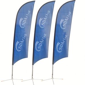 Bán Buôn Biểu Tượng Tùy Chỉnh Teardrop Bãi Biển Cờ Ngoài Trời Dọc Lông Biểu Ngữ Bay Tính Năng Khuyến Mại Bãi Biển Cờ - Product Image 2