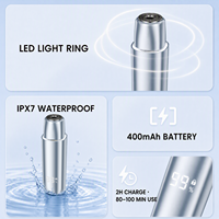 Depiladora Facial Recargable para Mujer con Logotipo Personalizado al por Mayor, Pantalla LED, Depiladora Eléctrica Inalámbrica Indolora, OEM ODM