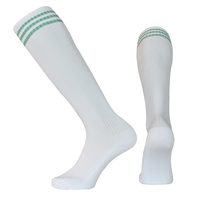 Chaussettes de football rayées personnalisées, chaussettes de compression de football pour hommes et femmes, chaussettes de football hautes pour adultes