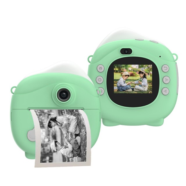 Digital Instant Print Kids Camera with Recording & MP3 Function MicroSD Compatible Perfect Photography Gift for Boys & Girls
