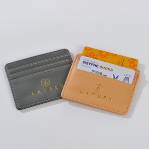 Nuevo Porta Tarjetas de Crédito de Cuero PU de Lujo con Logotipo Personalizado en Relieve, Porta Tarjetas de Identificación, Porta Tarjetas de Visita - Product Image 4