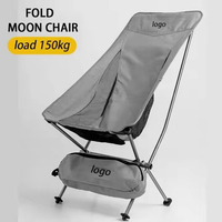 Chaise de jardin ultralégère en alliage d'aluminium - Chaise pliante à dossier haut pour l'extérieur, chaise de plage portable