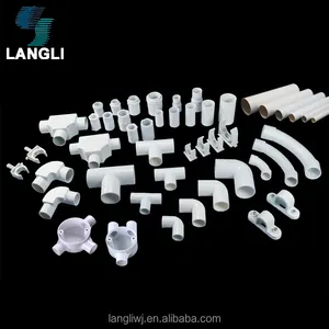 3/4 Inch Socket Threadless White Black Connection Quick 20mm 25mm 32mm PVC Electrical Types Joint Coupling Pipe Fittings