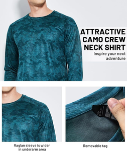 Camisas de Pesca de Manga Larga con Protección Solar UPF 50+, Talla Grande, Impermeables, de Secado Rápido, Transpirables, Ligeras, para Exteriores, con Logotipo Personalizado - Product Image 4