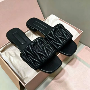 Chaussures de créateur de luxe 2026 – Sandales élégantes et confortables en cuir véritable à bout ouvert avec doublure en fourrure pour toutes les saisons et la plage - Product Image 5