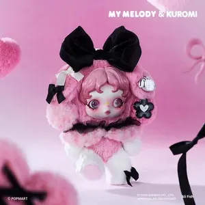 <span class=keywords><strong>Original</strong></span> y Auténtico de POPMART, Peluche de Diseño Japonés de Skull Panda X My Melody <span class=keywords><strong>Kuromi</strong></span>, Llavero, Hecho en China, Producto Terminado - Product Image 3