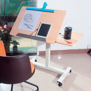 Mesa Moderna para Portátil con Elevación Oculta y Altura Ajustable Eléctricamente, de Metal, para Sala de Estar - Product Image 6