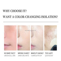 Crème de base pour le visage DDK Luxe Paeony, soin de la peau, correction du teint, hydratante, imperméable, protection solaire, éclaircissement naturel