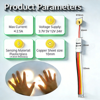 Module de commutation à capteur tactile 3.7V-24V, variateur LED, composant actif pour lampes DJ, bouton tactile intelligent personnalisé