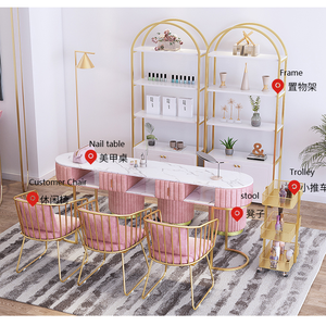 Foshan gran salón <span class=keywords><strong>de</strong></span> belleza <span class=keywords><strong>precio</strong></span> barato estilo moderno salón <span class=keywords><strong>de</strong></span> manicura <span class=keywords><strong>de</strong></span> <span class=keywords><strong>uñas</strong></span> <span class=keywords><strong>mesa</strong></span> <span class=keywords><strong>de</strong></span> salón - Product Image 6