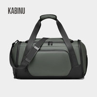 Sac de voyage de loisirs grande capacité avec logo personnalisé, séparation sec/humide, imperméable, en tissu Oxford, sac de sport week-end/gym