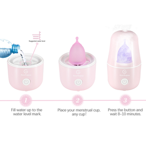Stérilisateur à vapeur pour coupe menstruelle 110V/220V, <span class=keywords><strong>cycle</strong></span> de 8 à 10 minutes pour une utilisation propre et sûre - Product Image 3