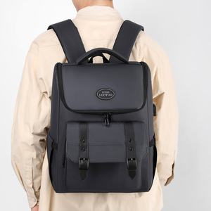 <span class=keywords><strong>Sac</strong></span> à <span class=keywords><strong>dos</strong></span> d'affaires pour hommes, décontracté, grande capacité, pour voyage, ordinateur portable, école, trajets quotidiens, avec port USB, étanche, en denim et polyester, 20-35L - Product Image 1