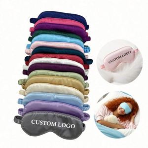 Wholesale Satin Silk Sleep Mask With Blackout Eyeshade Custom Logo for Business & Promotional <b>Gifts</b> - Product Image 6
