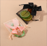 Sac cadeau en organza personnalisé avec nœud en ruban et cordon de serrage pour cosmétiques et bijoux, estampage à chaud, présentation élégante