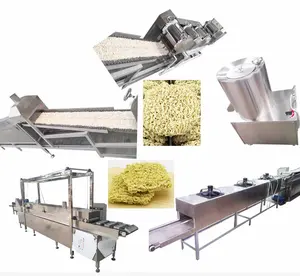 Máquina eléctrica para hacer fideos de arroz, línea de producción de pasta de fideos instantáneos