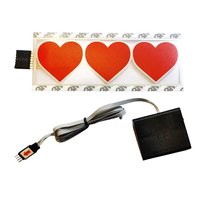 Pegatinas Luminosas para Autos con Logotipo Personalizado de Fábrica, Panel LED Intermitente para Ventana de Auto con Varios Logotipos Disponibles