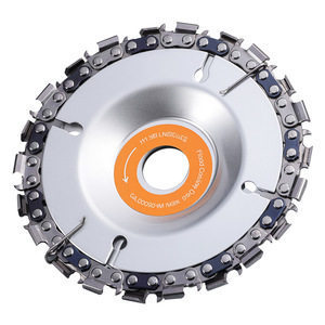 Angle Grinder Chain Saw Blade 4 In 7/22 Teeth Carbide For Wood Cutting - Product Image 2