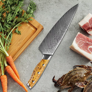 Vente chaude 67 Couches Damas Acier Kiritsuke <span class=keywords><strong>Couteau</strong></span> De Chef Sharp Viande Légumes <span class=keywords><strong>Couteau</strong></span> De Cuisine avec Manche En Résine De Bois pour Bouchers - Product Image 6