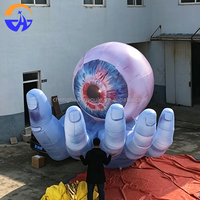 Modèle de gros œil gonflable géant personnalisé pour Halloween, événements, spectacles, fêtes, publicité et accessoires de décoration