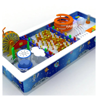 Équipement de terrain de jeu intérieur interactif sur le thème de l'espace personnalisé pour musée scientifique, exposition du système solaire, table de jeu aquatique, planète