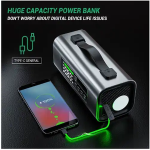 Multifunctionele 4 In 1 Jump Starter Met Auto Inflator Powerbank Batterij Booster Mini 12000 Mah Nieuwe Aankomst Met Noodalarm - Product Image 3