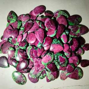 Zoisite turquoise naturelle faite à la main, forme mixte, effet optique étoile violette pour la fabrication de bijoux, fournisseur en gros - Product Image 2