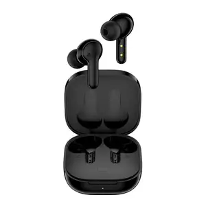 QCY T13 TWS Earphone In-Ear Nirkabel, Headset dengan Latensi Rendah Daya Tahan Lama Panggilan HiFi AAC, Headphone dengan Kontrol Sentuhan