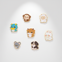 Pin Lapel Logam Berkualitas Tinggi Bentuk Kustom Anime Enamel untuk Pakaian