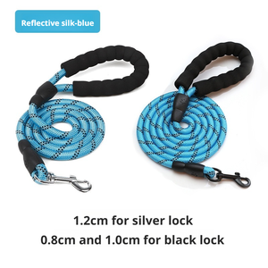 Directo de fábrica, venta al por mayor, varios tamaños, reflectante, duradero, sin estrangulamiento, correa de nailon ajustable para perros para la noche al aire libre - Product Image 2